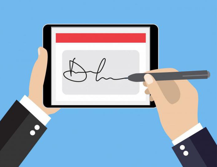 receiving a key of electronic digital signature