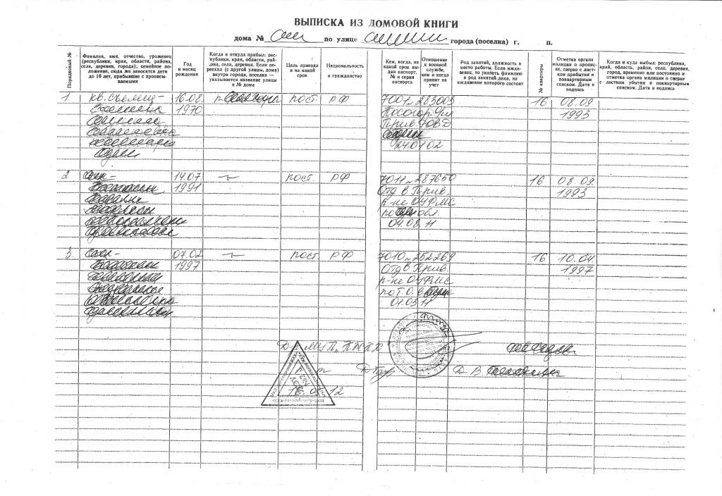 home book on a private house how to issue