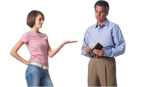 when to pay child support keep