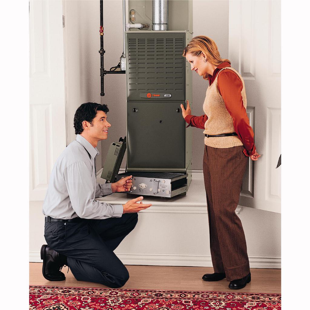 autonomous heating of an apartment in an apartment building