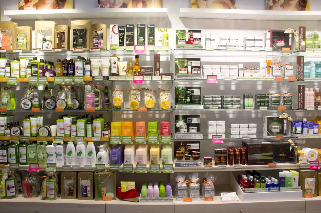 Yves Rocher store in Moscow in European