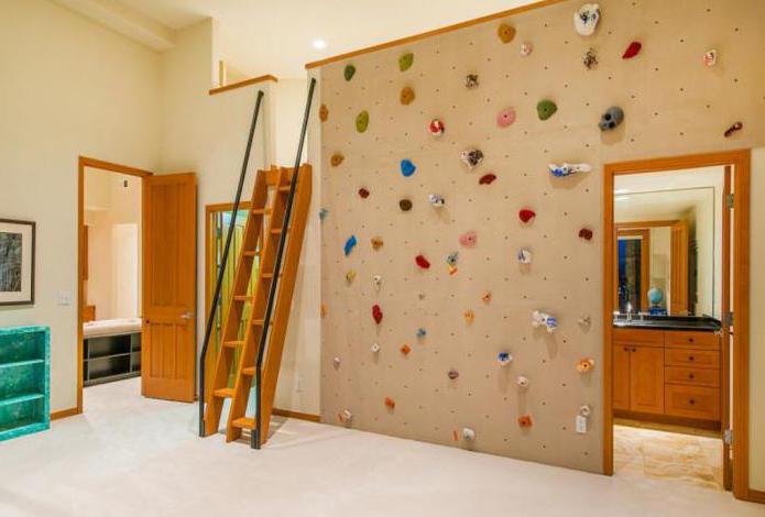 home climbing wall for children