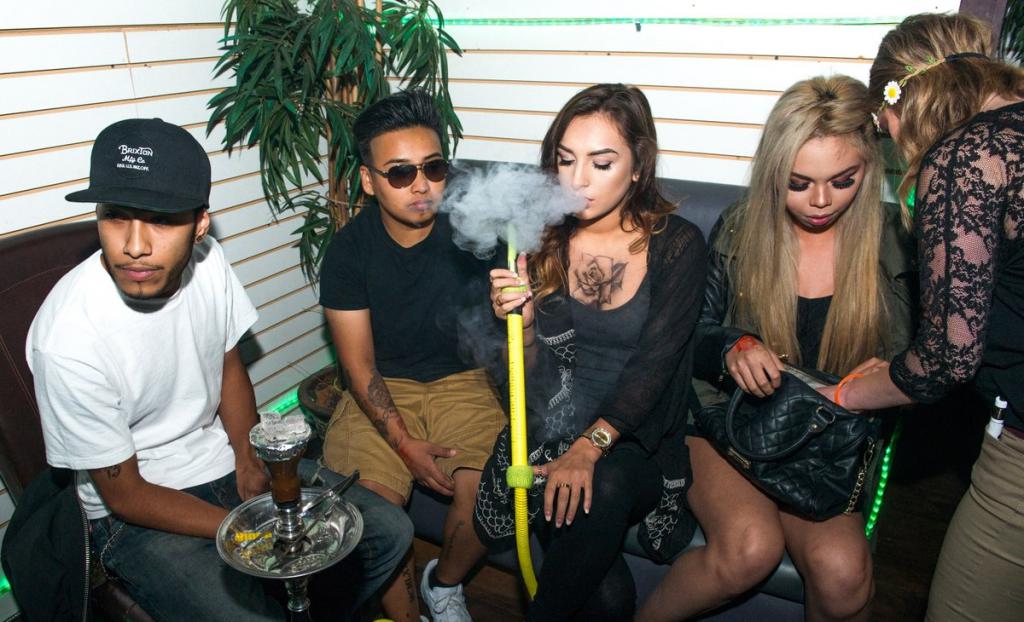 hookah in the company