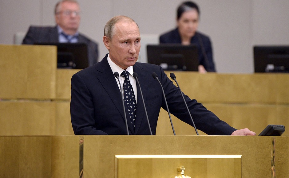 Putin's speech to the State Duma