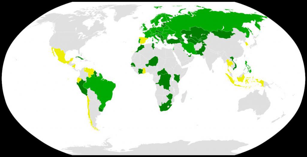 Signatory countries