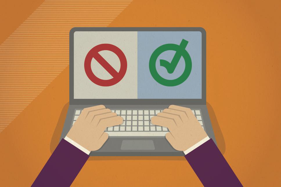 In the network you need to behave just like in life