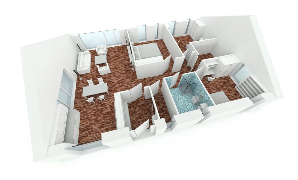 Allocation of shares in the apartment