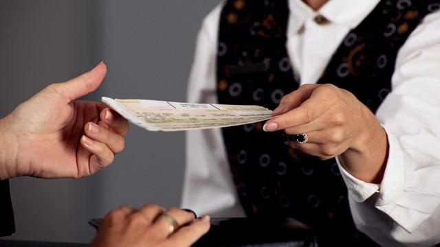 service charge for ticketing