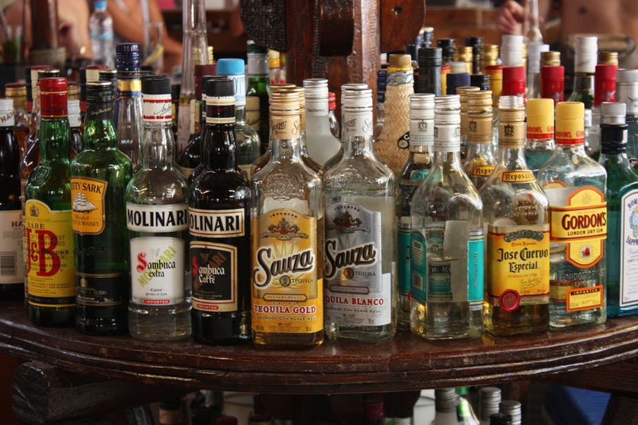 turnover of alcohol-containing products