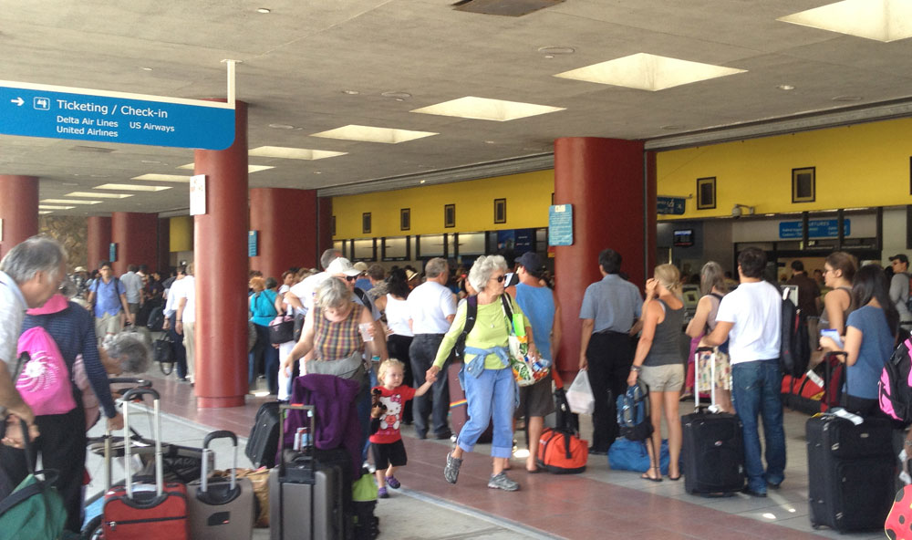 Moving across the customs border of transport