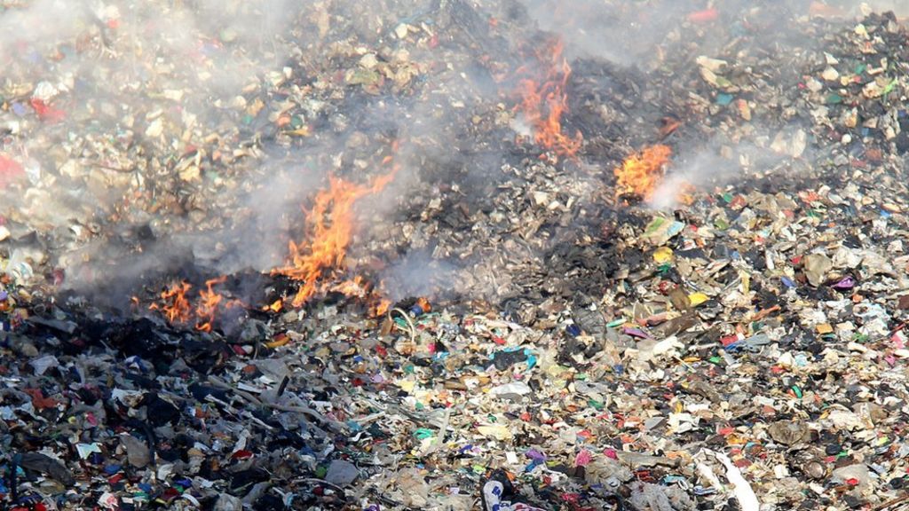 garbage burning