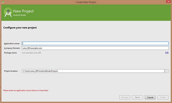 create an android application