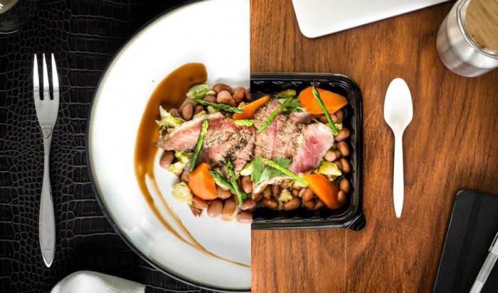 beautiful food delivery advertisement