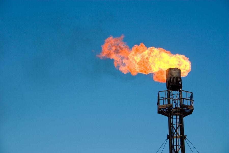 oil and gas field flare