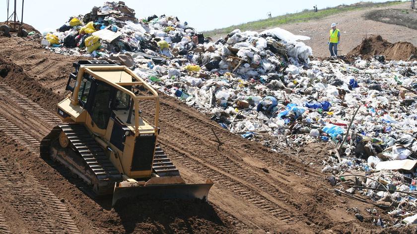 roads between garbage collapses