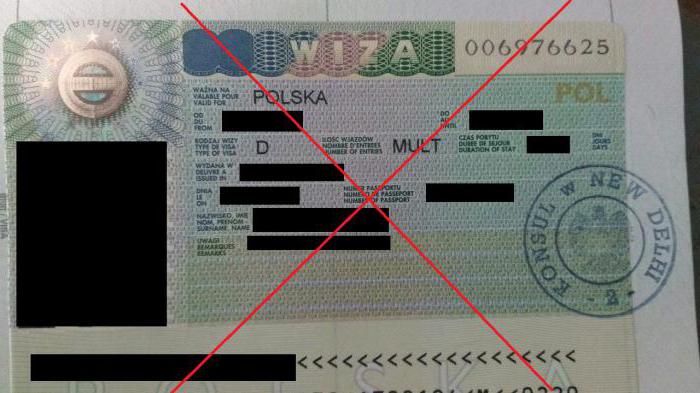 visa denial to poland