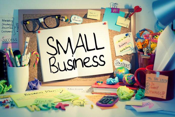 types of small business in Russia