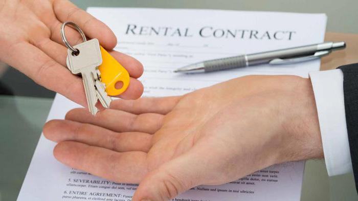 apartment rental contract