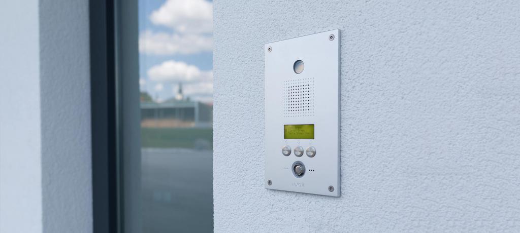 intercom near the door