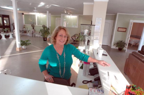 Massage room and its equipment