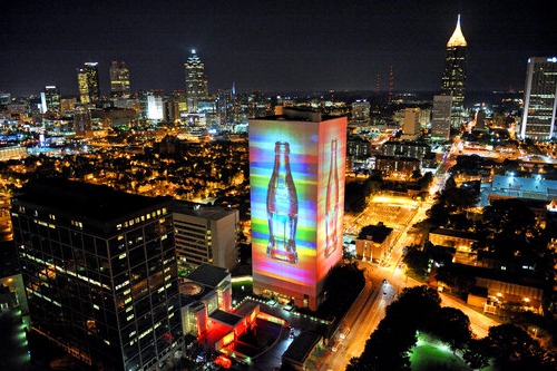 Projection advertising
