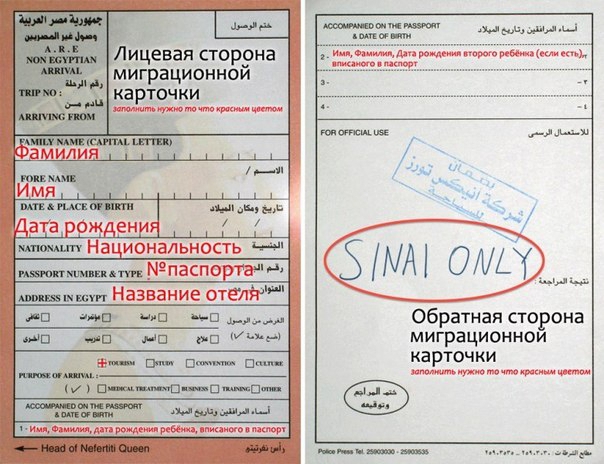 Sinai visa application