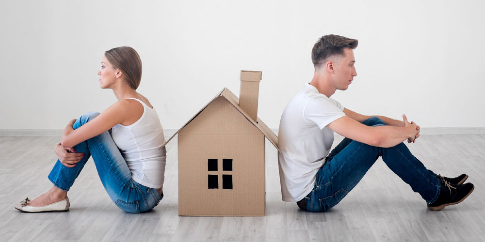 husband threatens bankruptcy, and an apartment in a mortgage