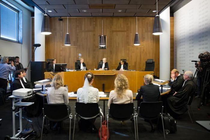 Participants in the proceedings