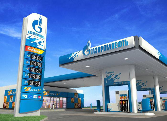 gaspromneft gas station franchise