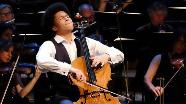 Musician at a concert