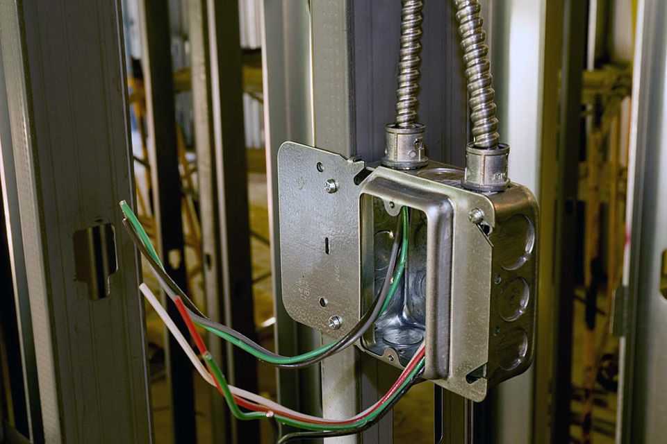 hinged box for connecting wires