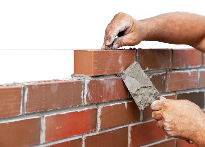 Organization of a mason's workplace