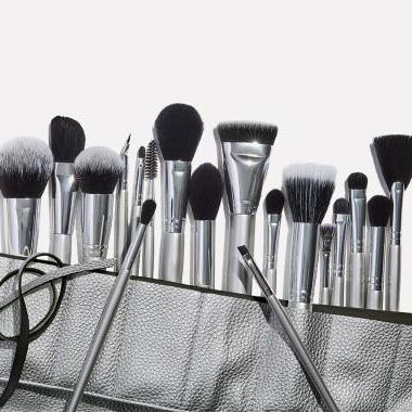 Professional makeup brushes