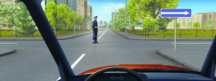 one-way traffic intersection