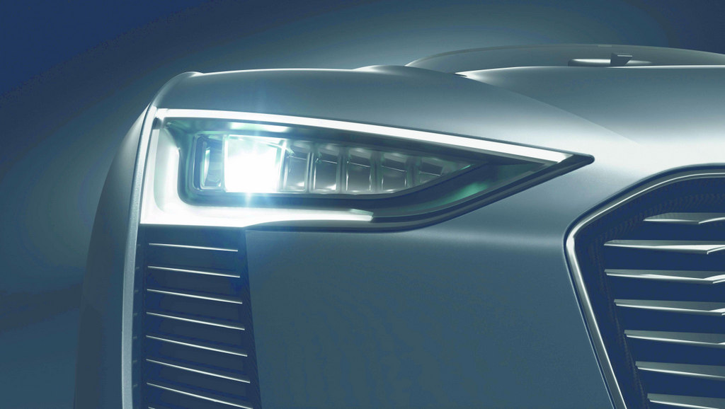 LEDs in the headlights of vehicles