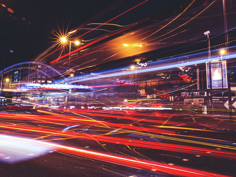 LEDs everywhere on the road