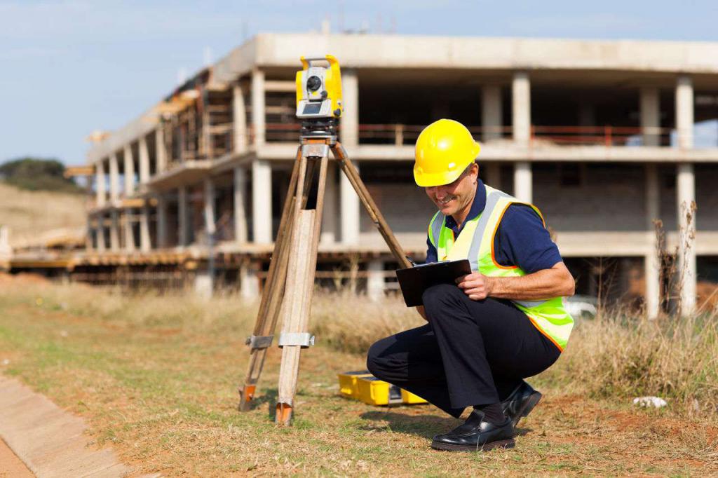 Engineering surveys for construction