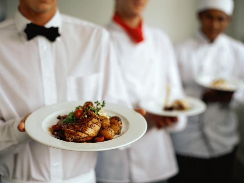 the provision of catering services