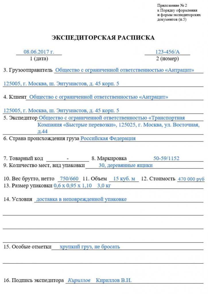 Do I need a forwarding receipt