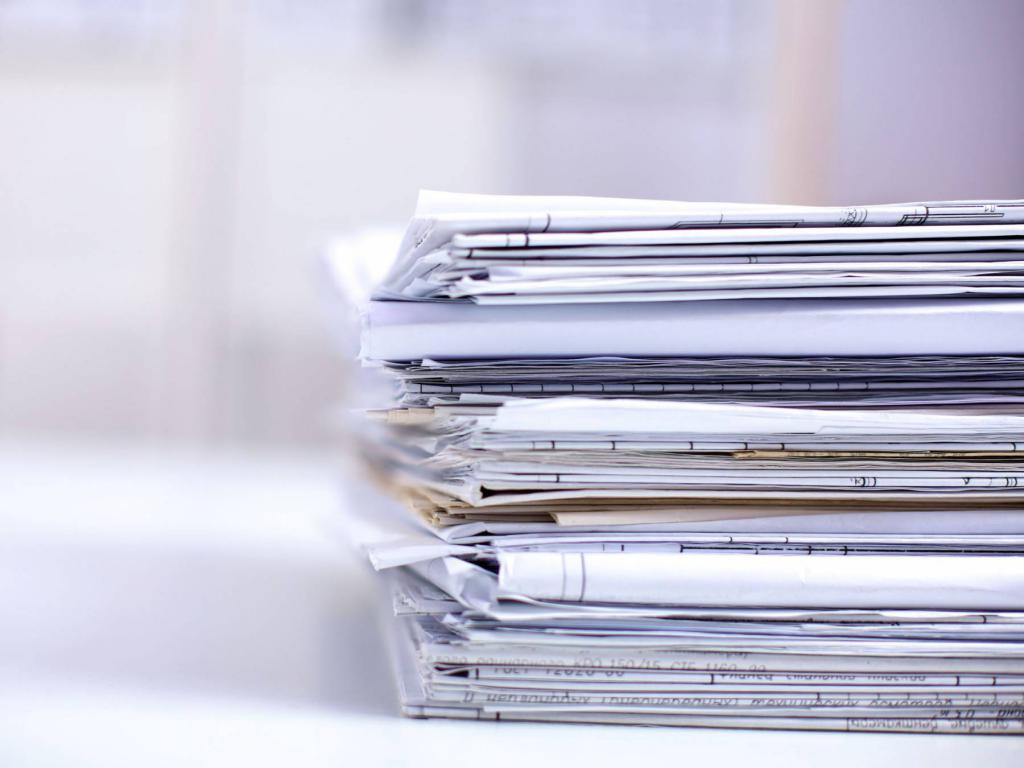 pile of papers