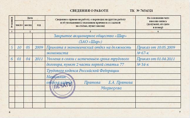 employment under a fixed-term employment contract