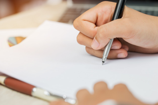 filling out the bus waybill