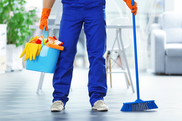 apartment building cleaning schedule