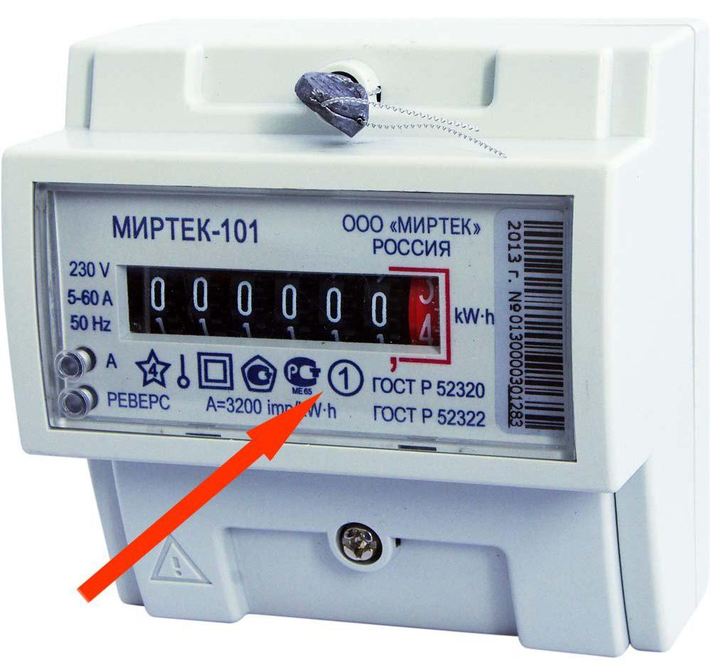 accuracy class at the electric meter