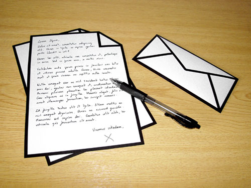 Sending a complaint by letter