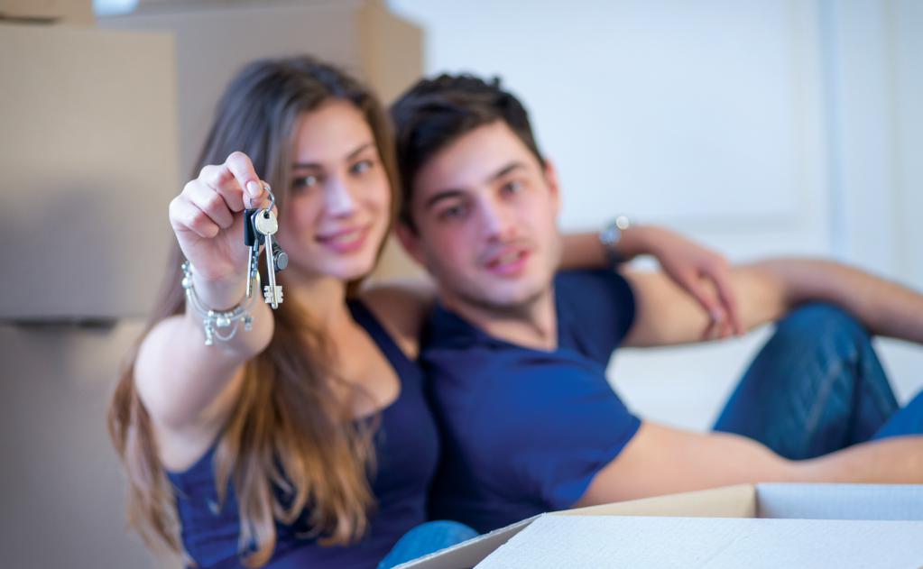 The keys to the apartment