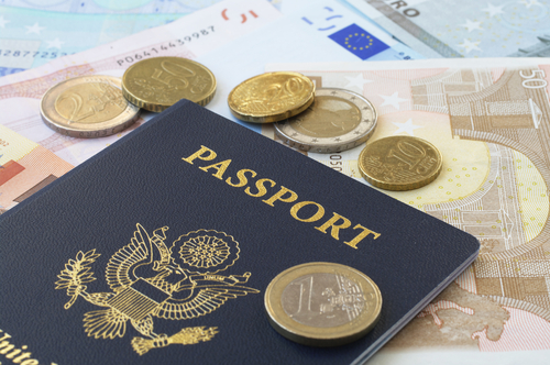 Passport for traveling abroad