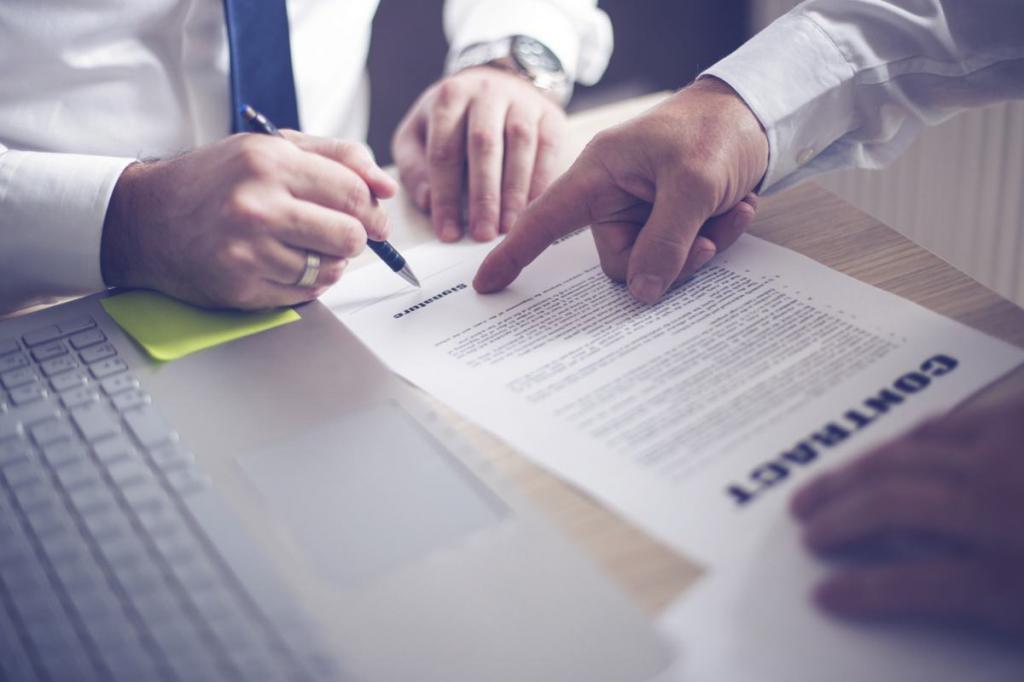 Signing shipping documents