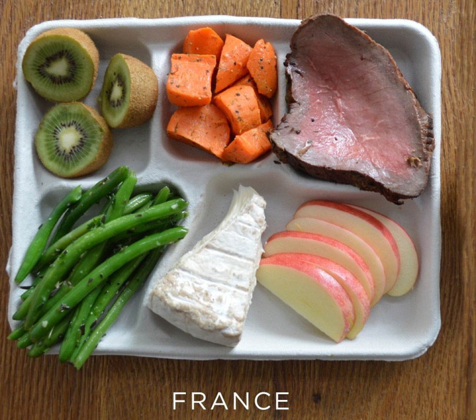 School breakfast in France