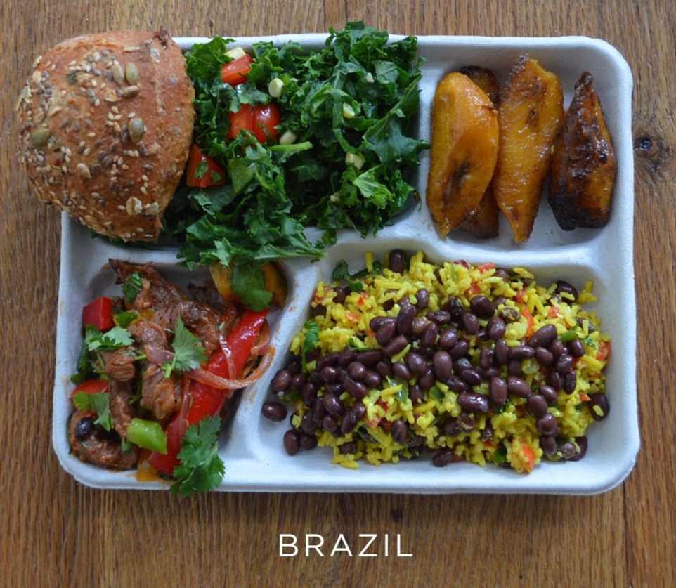 School breakfast in Brazil